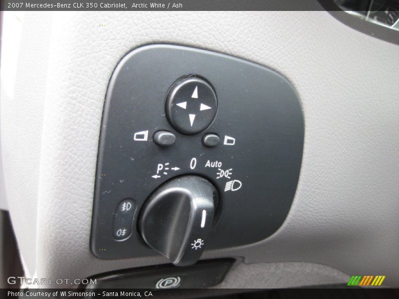 Arctic White / Ash 2007 Mercedes-Benz CLK 350 Cabriolet