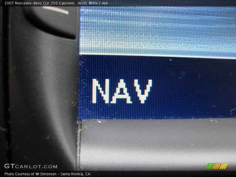 Arctic White / Ash 2007 Mercedes-Benz CLK 350 Cabriolet