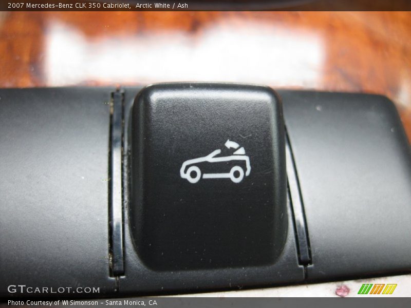 Arctic White / Ash 2007 Mercedes-Benz CLK 350 Cabriolet