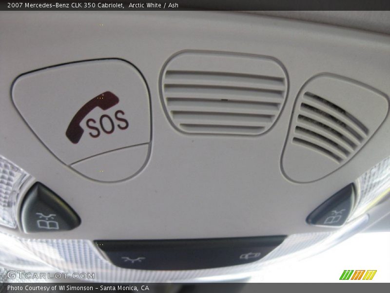 Arctic White / Ash 2007 Mercedes-Benz CLK 350 Cabriolet
