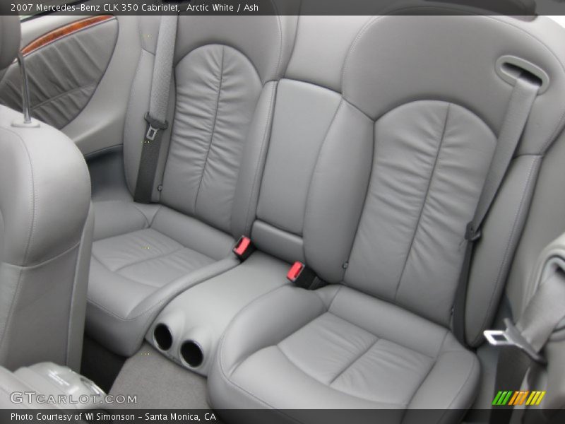 Arctic White / Ash 2007 Mercedes-Benz CLK 350 Cabriolet