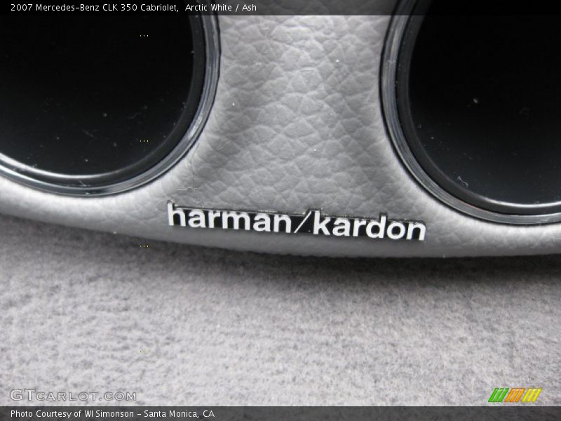 Arctic White / Ash 2007 Mercedes-Benz CLK 350 Cabriolet