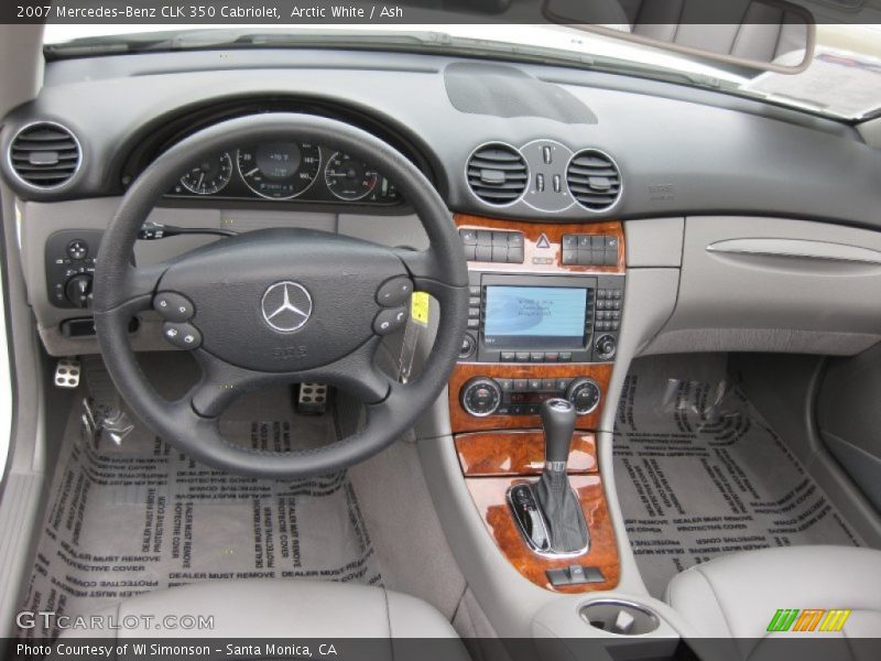 Arctic White / Ash 2007 Mercedes-Benz CLK 350 Cabriolet