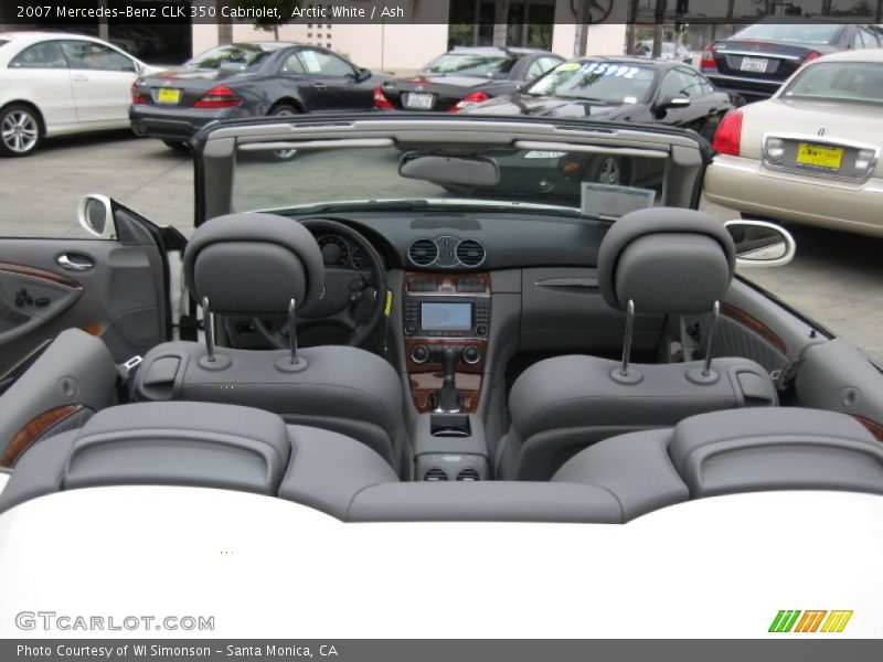 Arctic White / Ash 2007 Mercedes-Benz CLK 350 Cabriolet