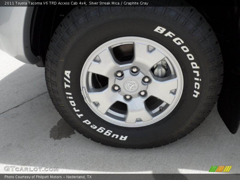 Silver Streak Mica / Graphite Gray 2011 Toyota Tacoma V6 TRD Access Cab 4x4