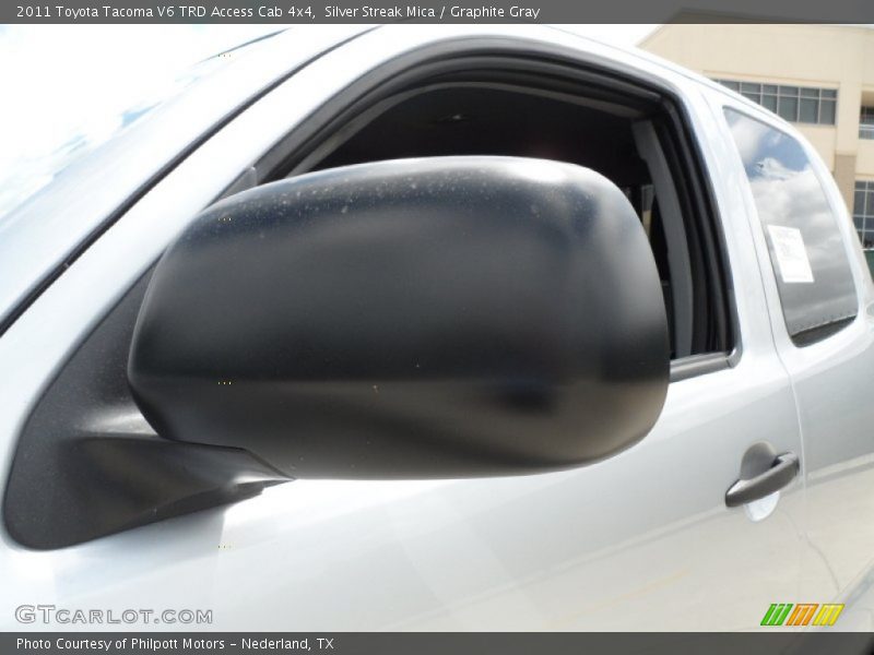 Silver Streak Mica / Graphite Gray 2011 Toyota Tacoma V6 TRD Access Cab 4x4