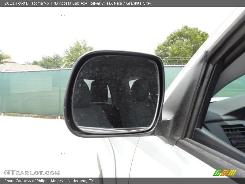 Silver Streak Mica / Graphite Gray 2011 Toyota Tacoma V6 TRD Access Cab 4x4