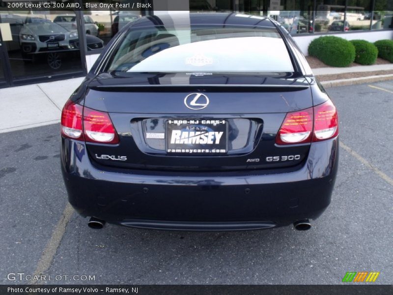 Blue Onyx Pearl / Black 2006 Lexus GS 300 AWD