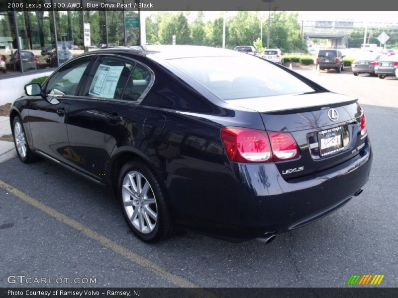 Blue Onyx Pearl / Black 2006 Lexus GS 300 AWD