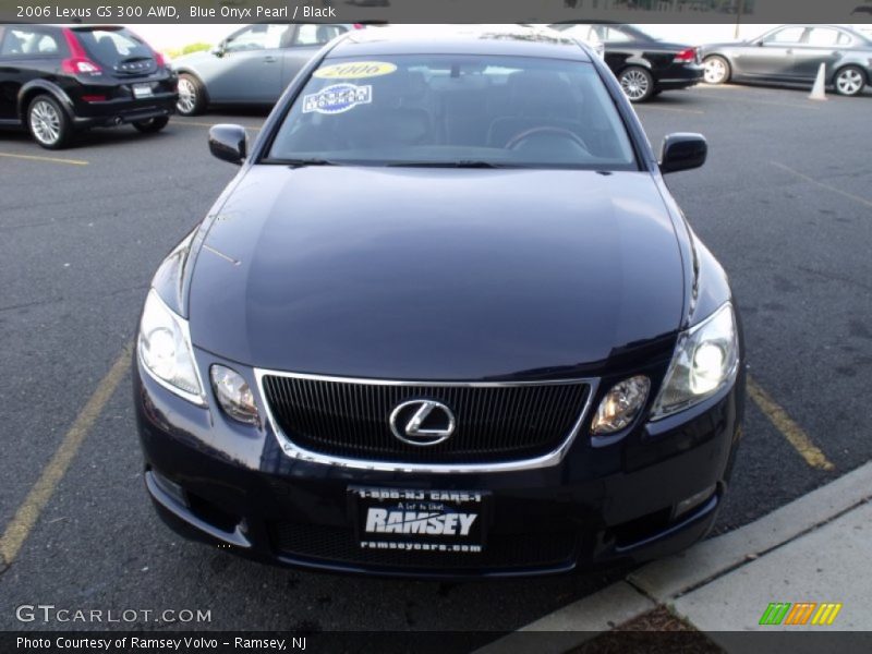 Blue Onyx Pearl / Black 2006 Lexus GS 300 AWD