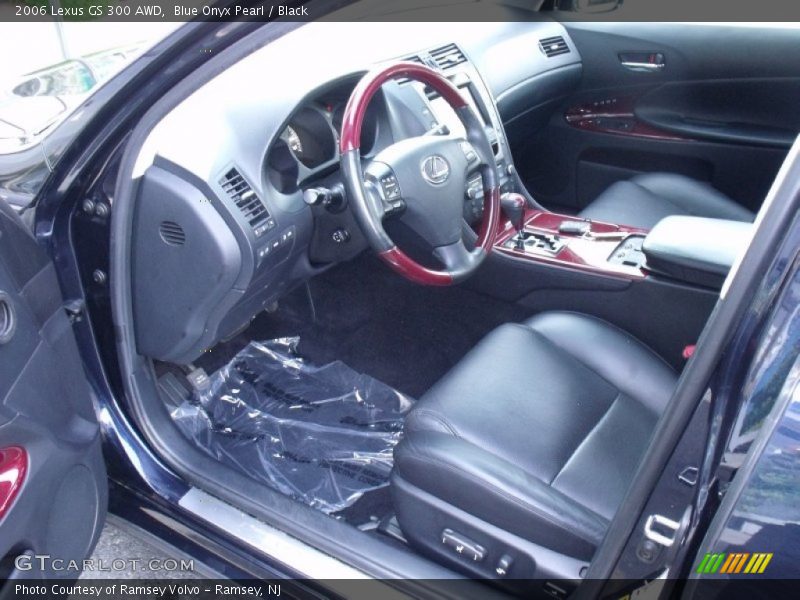 Blue Onyx Pearl / Black 2006 Lexus GS 300 AWD