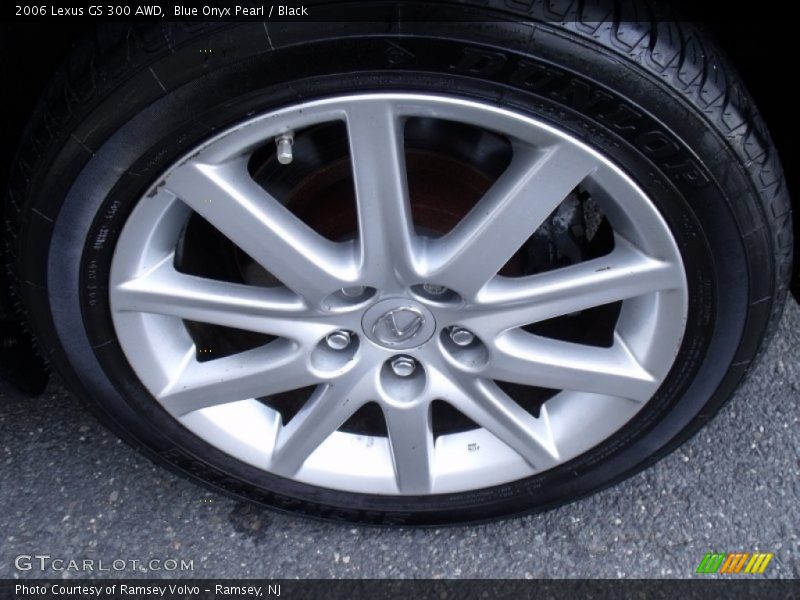 Blue Onyx Pearl / Black 2006 Lexus GS 300 AWD
