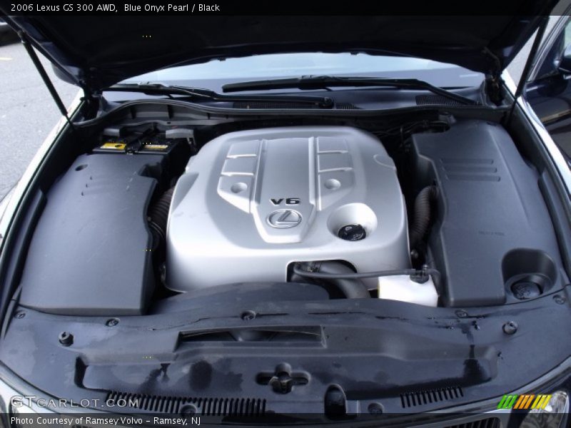 Blue Onyx Pearl / Black 2006 Lexus GS 300 AWD