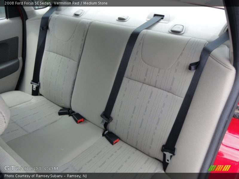 Vermillion Red / Medium Stone 2008 Ford Focus SE Sedan