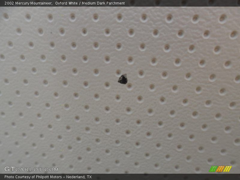 Oxford White / Medium Dark Parchment 2002 Mercury Mountaineer