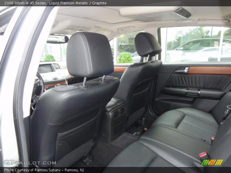 Liquid Platinum Metallic / Graphite 2006 Infiniti M 45 Sedan