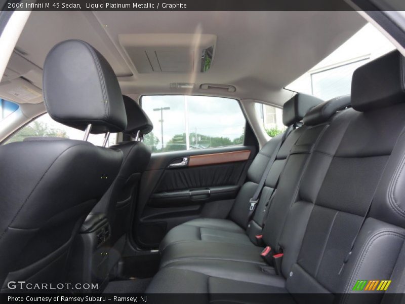 Liquid Platinum Metallic / Graphite 2006 Infiniti M 45 Sedan