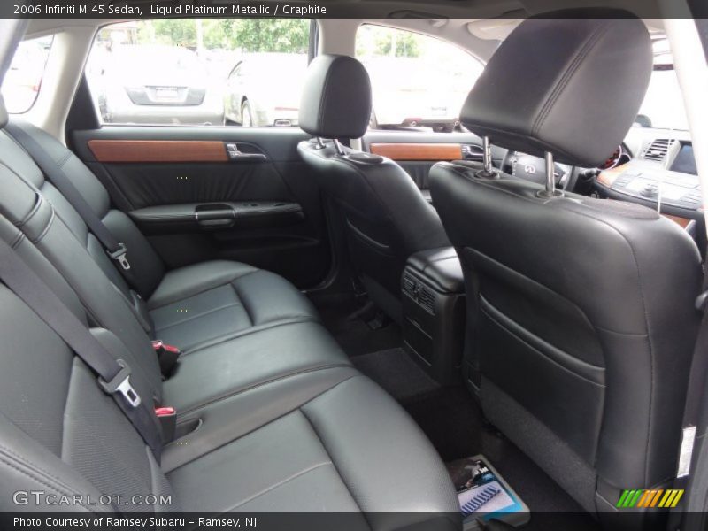 Liquid Platinum Metallic / Graphite 2006 Infiniti M 45 Sedan