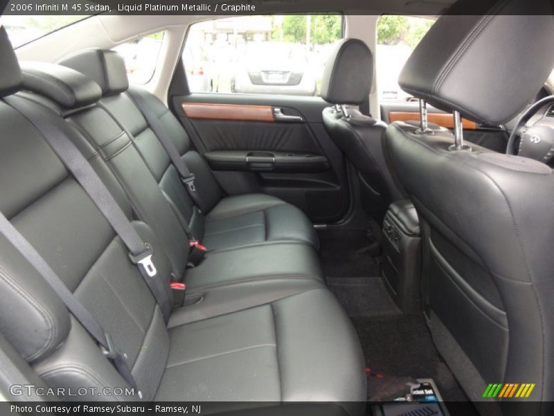 Liquid Platinum Metallic / Graphite 2006 Infiniti M 45 Sedan