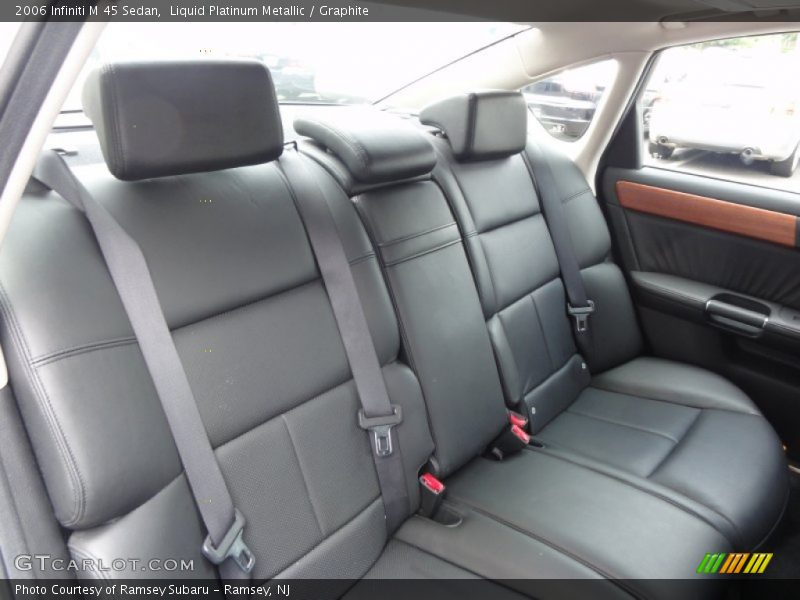 Liquid Platinum Metallic / Graphite 2006 Infiniti M 45 Sedan