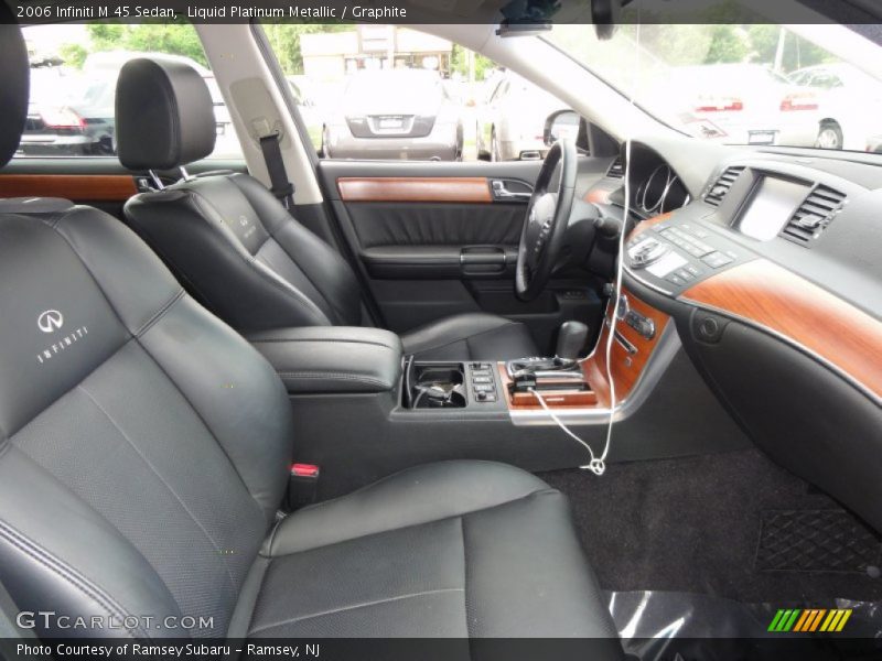 Liquid Platinum Metallic / Graphite 2006 Infiniti M 45 Sedan