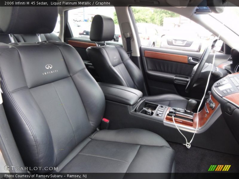 Liquid Platinum Metallic / Graphite 2006 Infiniti M 45 Sedan