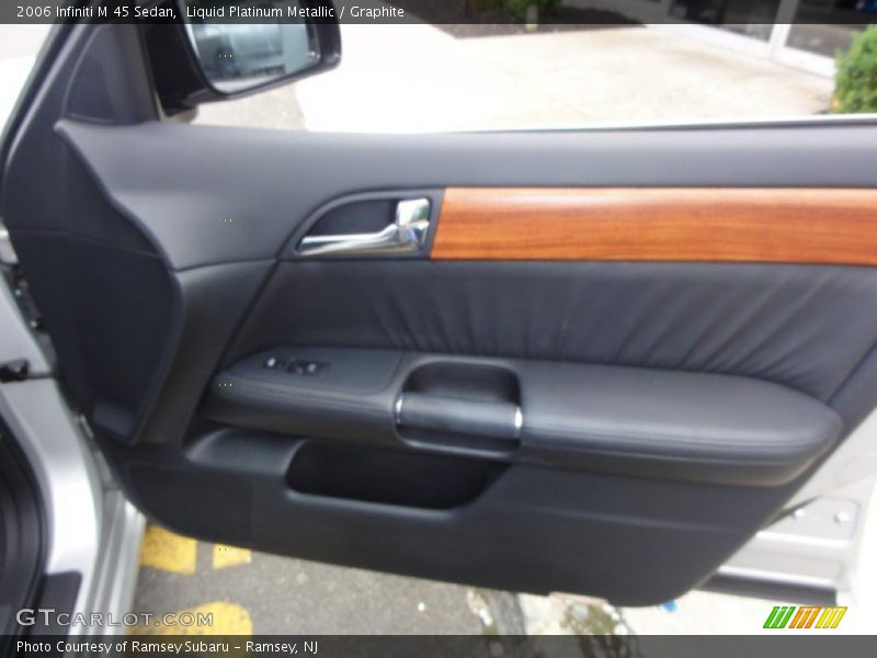 Liquid Platinum Metallic / Graphite 2006 Infiniti M 45 Sedan