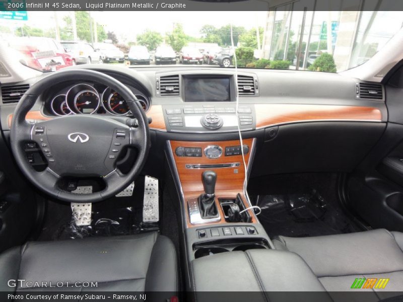Liquid Platinum Metallic / Graphite 2006 Infiniti M 45 Sedan