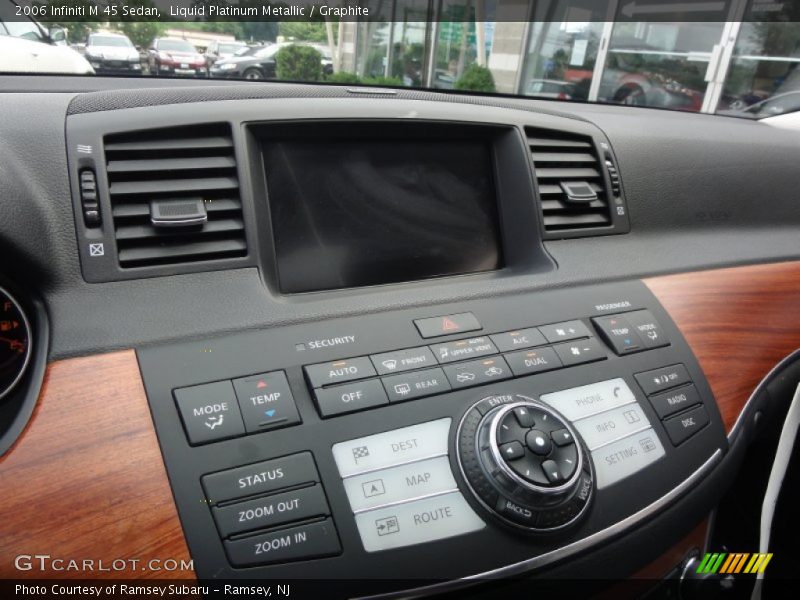 Liquid Platinum Metallic / Graphite 2006 Infiniti M 45 Sedan