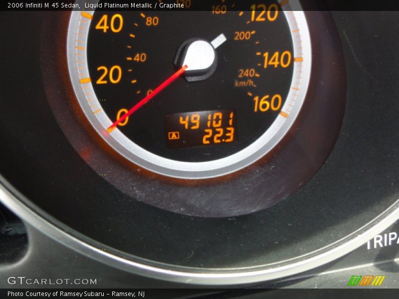 Liquid Platinum Metallic / Graphite 2006 Infiniti M 45 Sedan