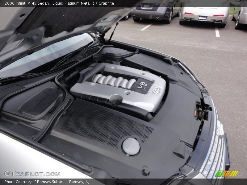 Liquid Platinum Metallic / Graphite 2006 Infiniti M 45 Sedan