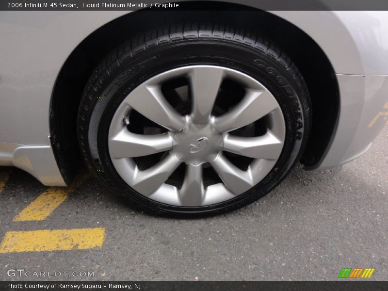 Liquid Platinum Metallic / Graphite 2006 Infiniti M 45 Sedan