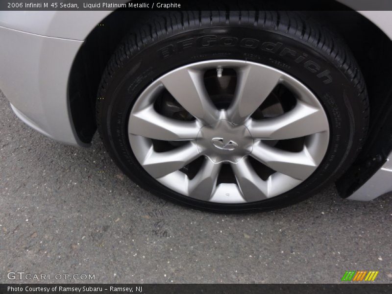 Liquid Platinum Metallic / Graphite 2006 Infiniti M 45 Sedan