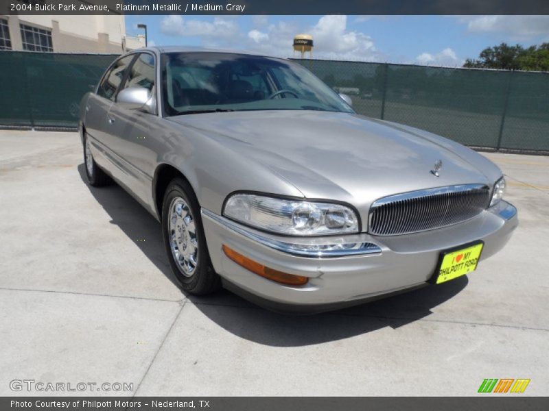 Platinum Metallic / Medium Gray 2004 Buick Park Avenue