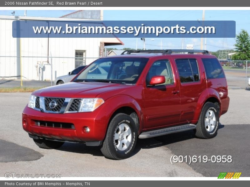 Red Brawn Pearl / Desert 2006 Nissan Pathfinder SE