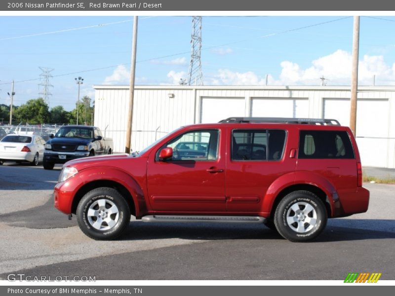 Red Brawn Pearl / Desert 2006 Nissan Pathfinder SE