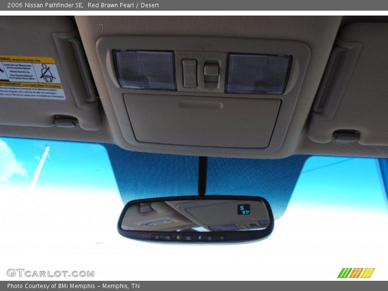 Red Brawn Pearl / Desert 2006 Nissan Pathfinder SE
