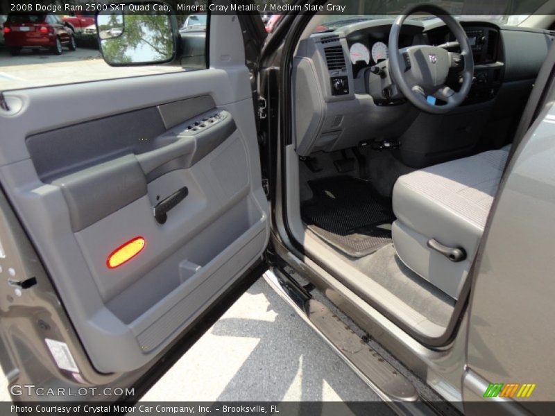 Mineral Gray Metallic / Medium Slate Gray 2008 Dodge Ram 2500 SXT Quad Cab