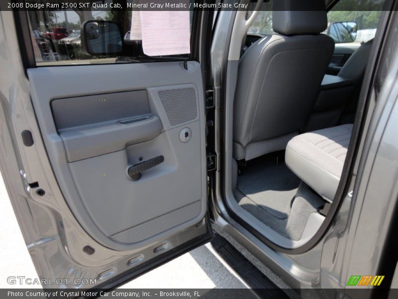Mineral Gray Metallic / Medium Slate Gray 2008 Dodge Ram 2500 SXT Quad Cab