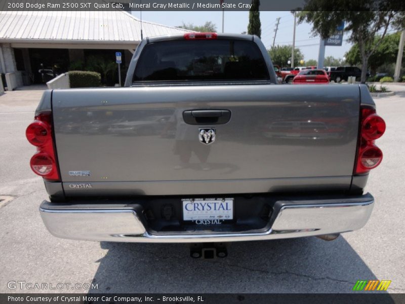 Mineral Gray Metallic / Medium Slate Gray 2008 Dodge Ram 2500 SXT Quad Cab