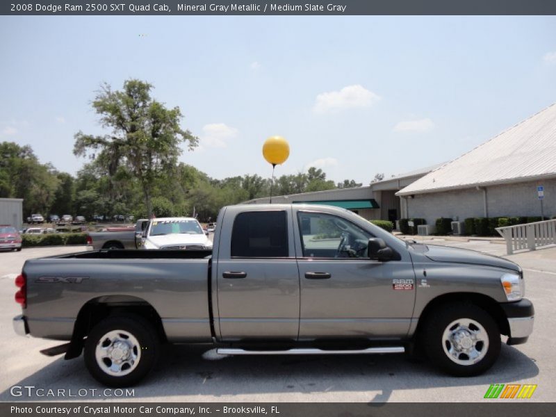 Mineral Gray Metallic / Medium Slate Gray 2008 Dodge Ram 2500 SXT Quad Cab