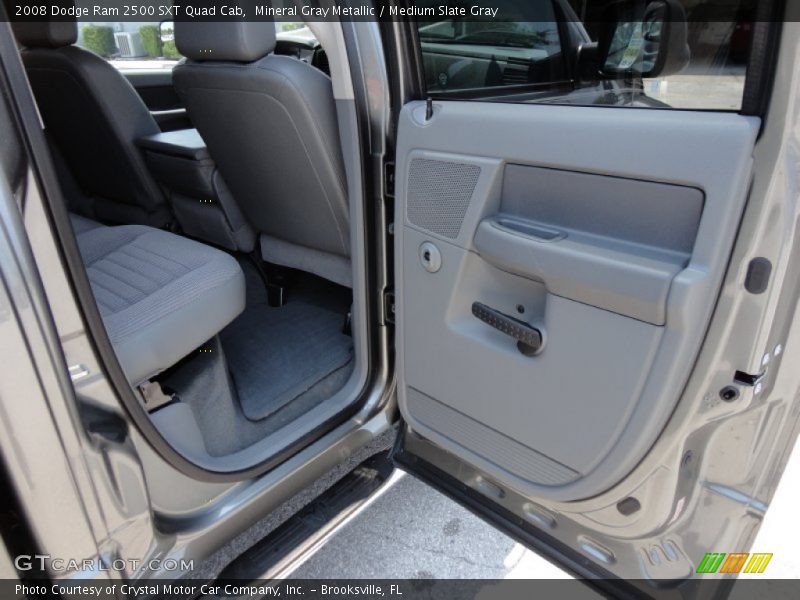 Mineral Gray Metallic / Medium Slate Gray 2008 Dodge Ram 2500 SXT Quad Cab