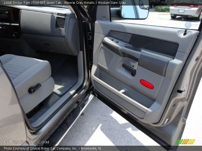 Mineral Gray Metallic / Medium Slate Gray 2008 Dodge Ram 2500 SXT Quad Cab