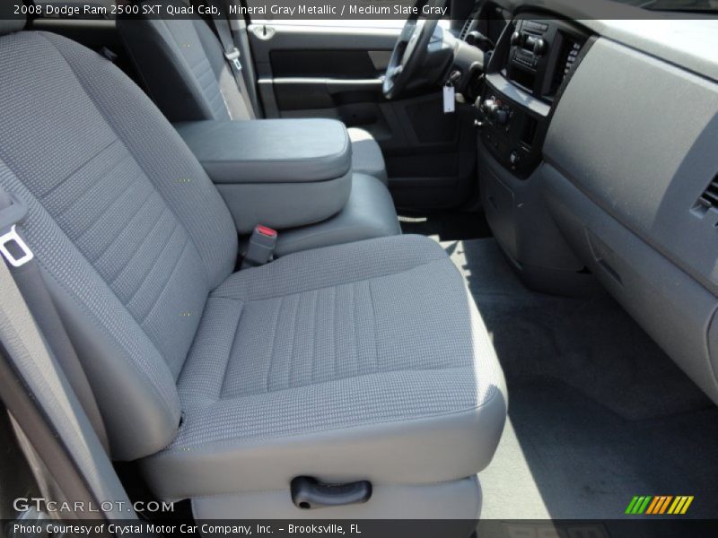 Mineral Gray Metallic / Medium Slate Gray 2008 Dodge Ram 2500 SXT Quad Cab