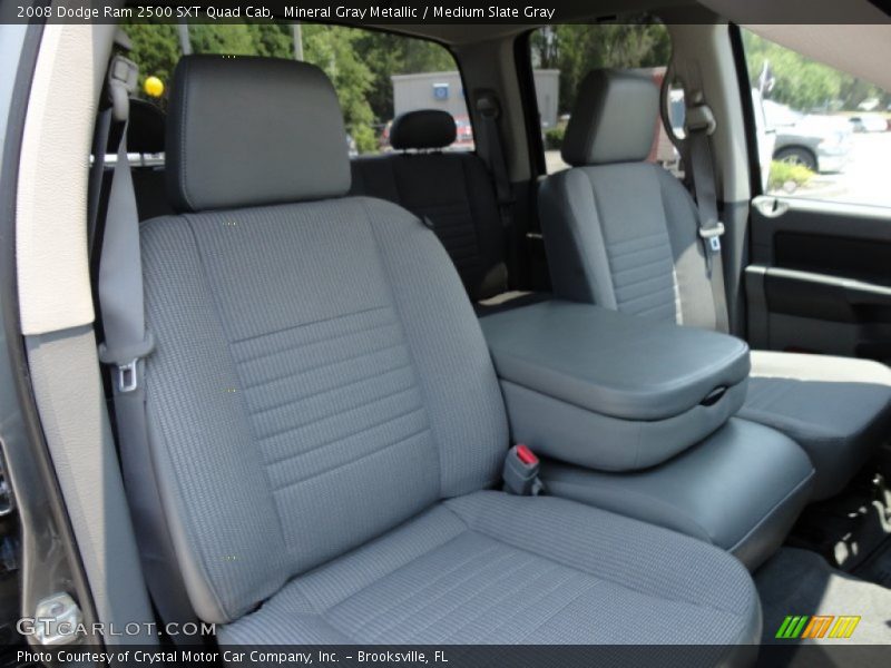 Mineral Gray Metallic / Medium Slate Gray 2008 Dodge Ram 2500 SXT Quad Cab
