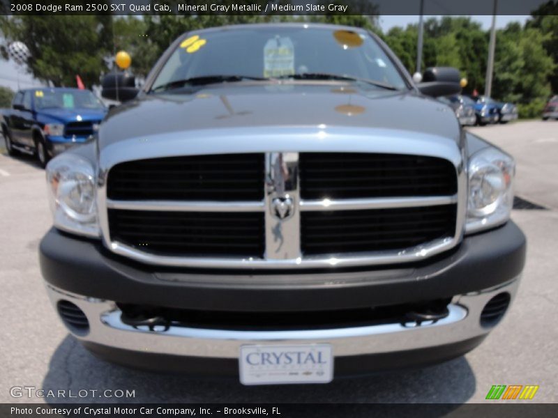 Mineral Gray Metallic / Medium Slate Gray 2008 Dodge Ram 2500 SXT Quad Cab