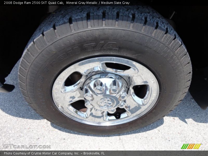 Mineral Gray Metallic / Medium Slate Gray 2008 Dodge Ram 2500 SXT Quad Cab