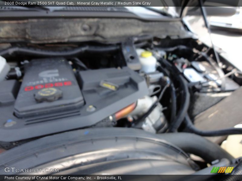 Mineral Gray Metallic / Medium Slate Gray 2008 Dodge Ram 2500 SXT Quad Cab