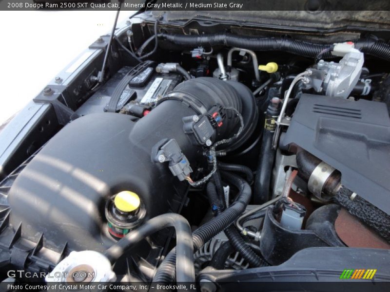 Mineral Gray Metallic / Medium Slate Gray 2008 Dodge Ram 2500 SXT Quad Cab