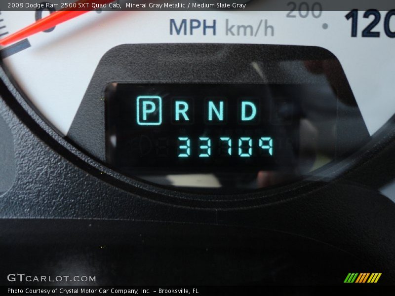 Mineral Gray Metallic / Medium Slate Gray 2008 Dodge Ram 2500 SXT Quad Cab